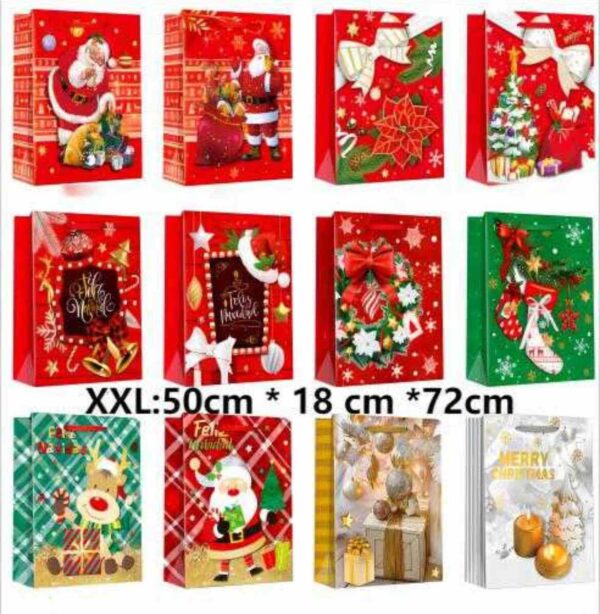 TOREBKA XXL:50*18*72CM XMAS-3561 (12SZT/OP)