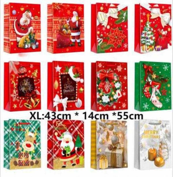 TOREBKA XL:43*14*55CM XMAS-3560 (12SZT/OP)