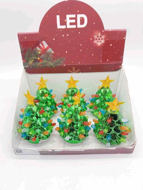 MINI CHOINKA KOLOROWY LED (XMAS-6102) (X6_OPAKOWANIE) (X108_KARTON)