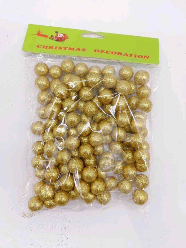 KULE STYROPIANE 2CM 20G GOLD (XMAS-6370-3) (X12_OPAKOWANIE) (X480_KARTON)