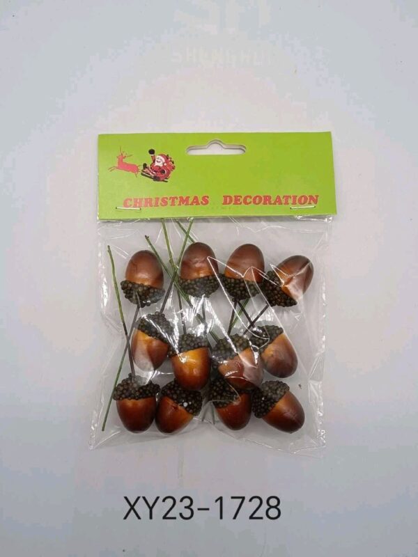 2.5CM ORZECH 12PCS (XMAS-6378) (X12_OPAKOWANIE) (X360_KARTON)