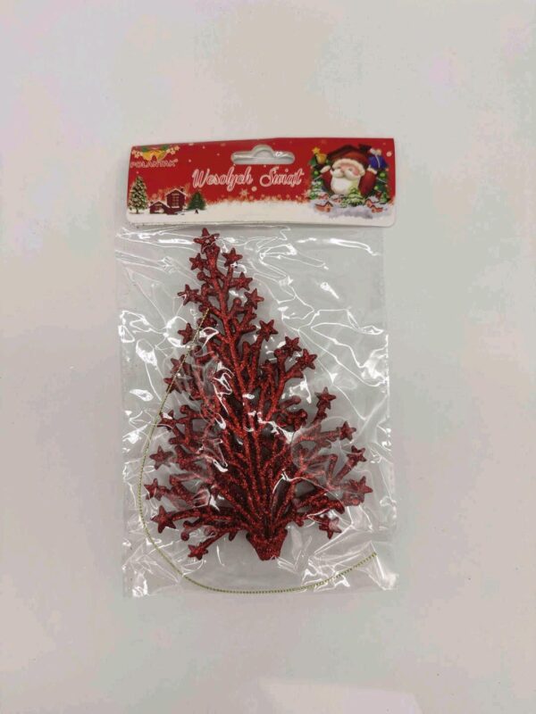 OZDOBY 11X16CM RED (XMAS-6406) (X12_OPAKOWANIE) (X360_KARTON)