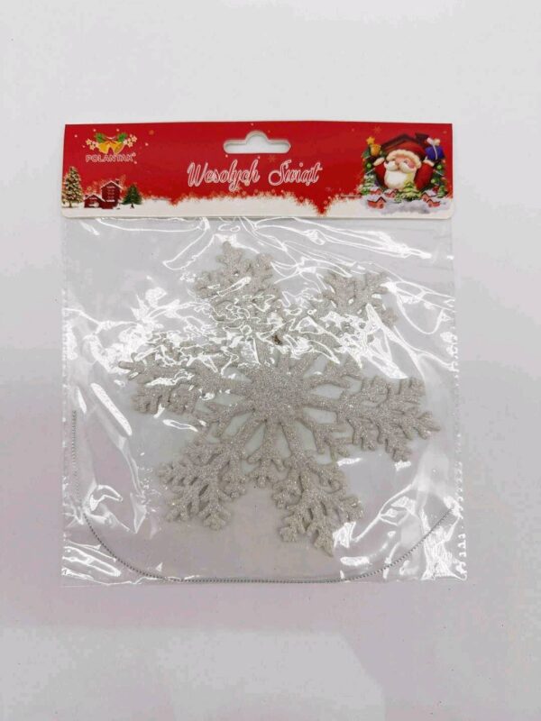 OZDOBY 15CM WHITE (XMAS-6453) (X12_OPAKOWANIE) (X360_KARTON)