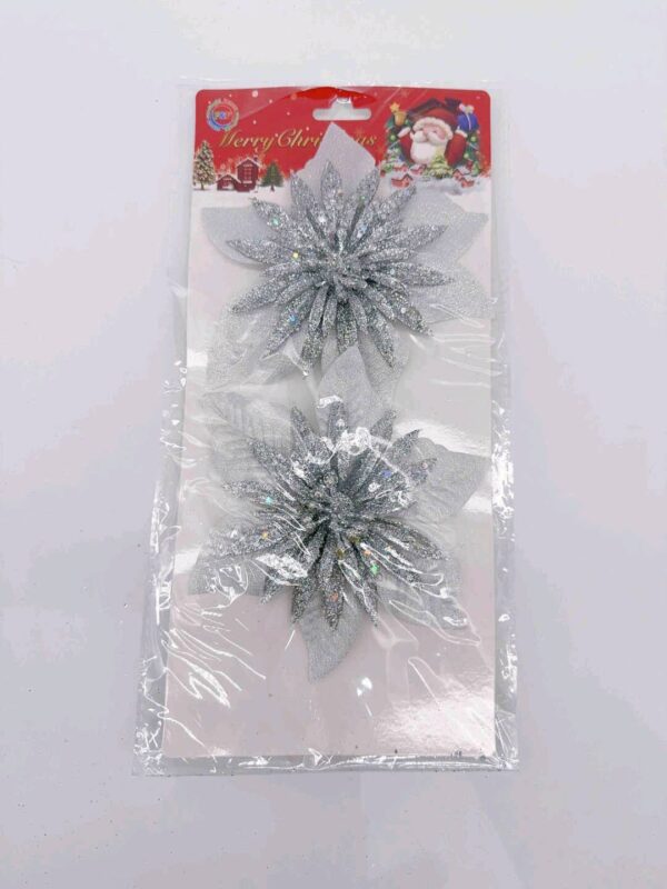 OZDOBY 12CM SILVER (XMAS-6473) (X12_OPAKOWANIE) (X240_KARTON)