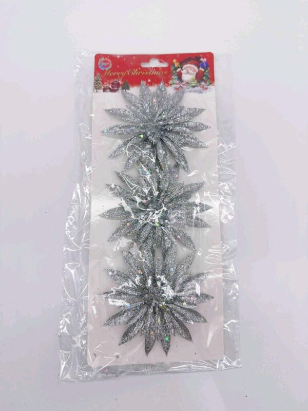 OZDOBY 8CM SILVER (XMAS-6479) (X12_OPAKOWANIE) (X240_KARTON)