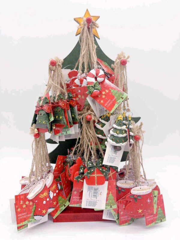 AZESTAWIENIE CHOINKA Z WYSIORY MIX 96SZT 40X24CM (XMAS-6599) (X96_OPAKOWANIE) (X576_KARTON)