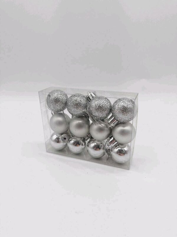 BOMBKI 3CM SILVER (XMAX-3758-3) (X12_OPAKOWANIE) (X288_KARTON)