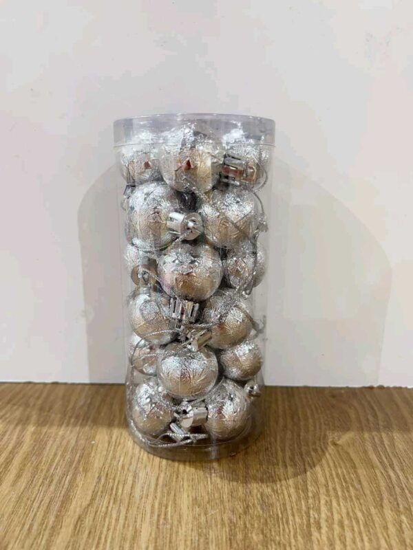 BOMBKI 3CM SILVER (XMAX-3761-3) (X6_OPAKOWANIE) (X192_KARTON)