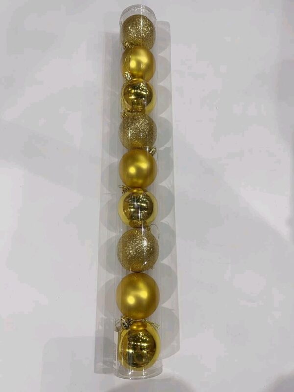 BOMBKI 6CM GOLD (XMAX-3766-2) (X6_OPAKOWANIE) (X96_KARTON)