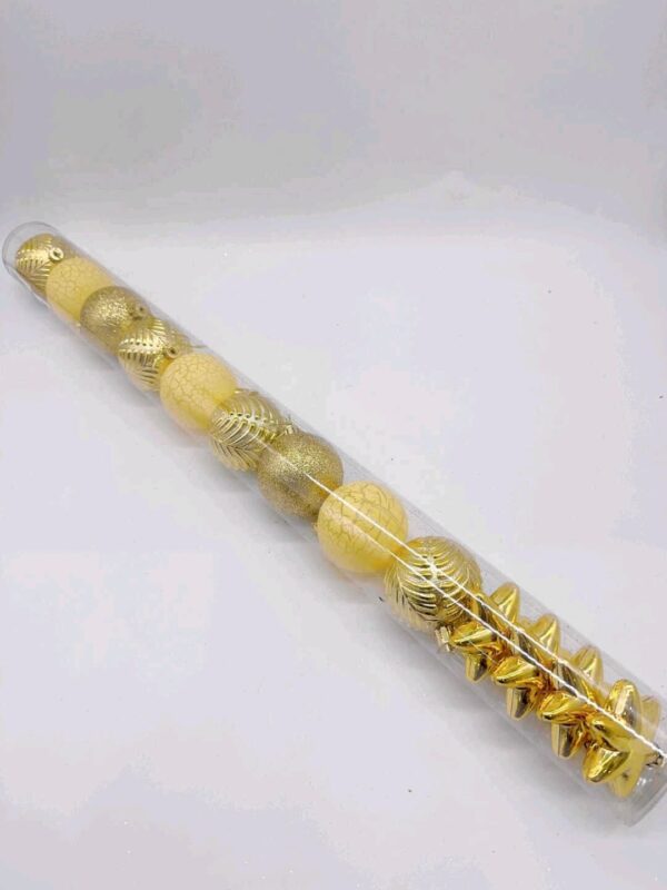 BOMBKI 6CM 13SZT GOLD (XMAX-3770-1) (X10_OPAKOWANIE) (X60_KARTON)