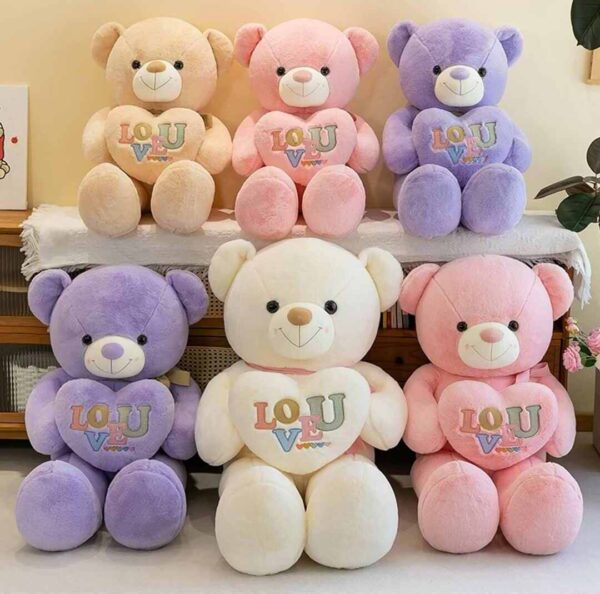 BEAR PINK 80CM W-00838E #}F80CM (W-0083) (1_OPAKOWANIE) (10_KARTON)