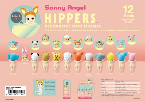 Figurki Aniołki Sonny Angels Hippers żółty 657485